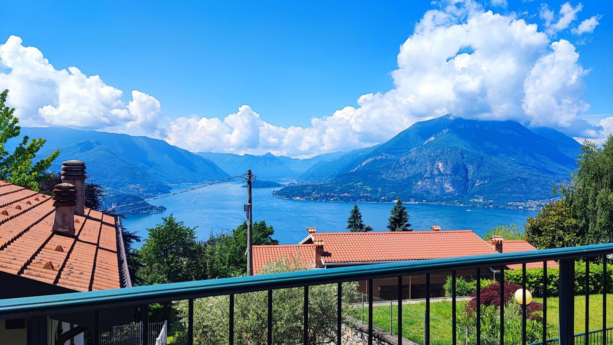 Blu Dipinto Di Blu - Como Lake View - Perledo Eksteriør billede