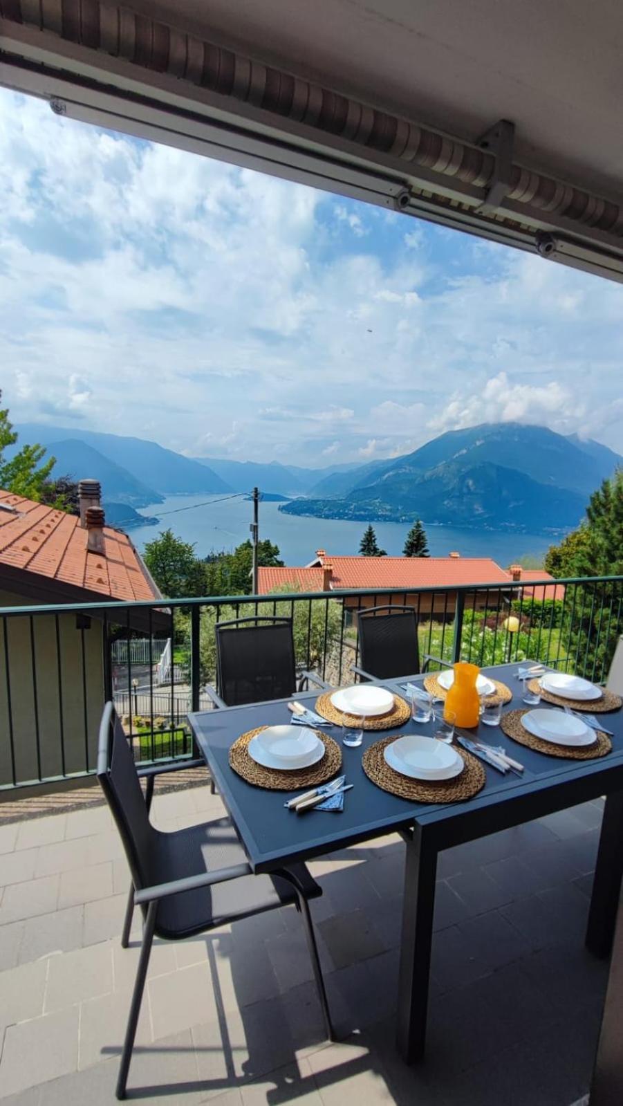 Blu Dipinto Di Blu - Como Lake View - Perledo Eksteriør billede