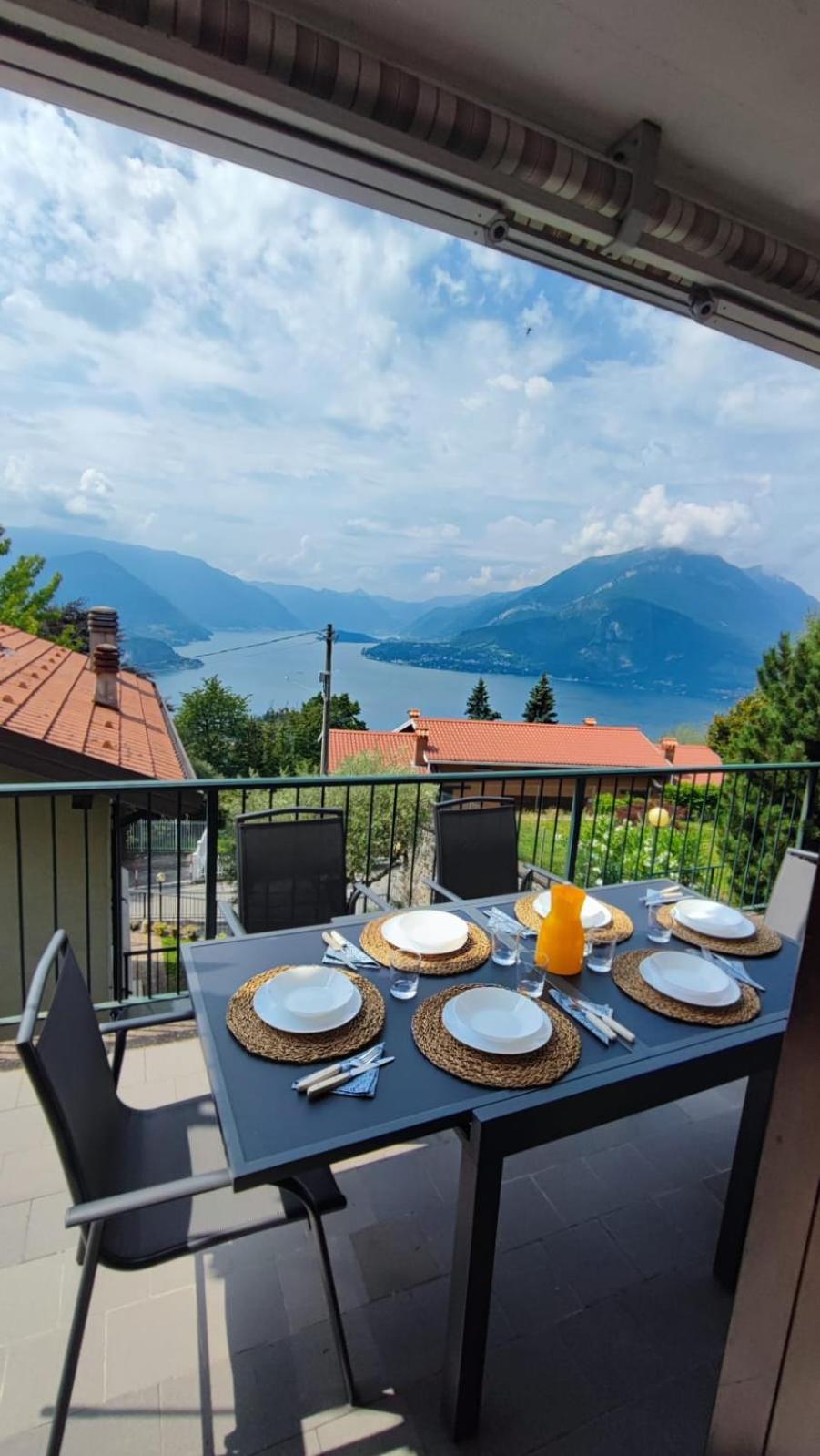 Blu Dipinto Di Blu - Como Lake View - Perledo Eksteriør billede